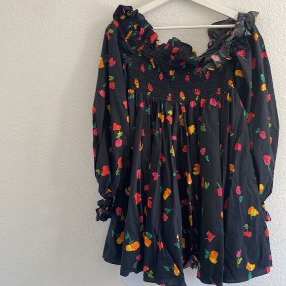 Carolina Constas New York Kora Floral Off Shoulder Mini Dress - Picture 9 of 10